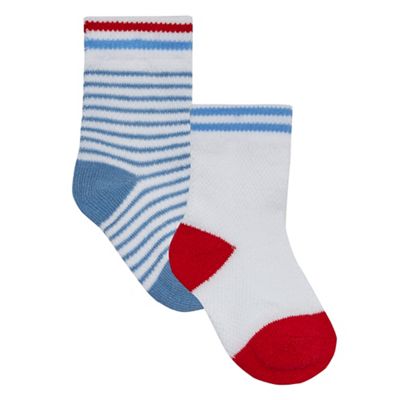 Pack of two baby boys' assorted socks